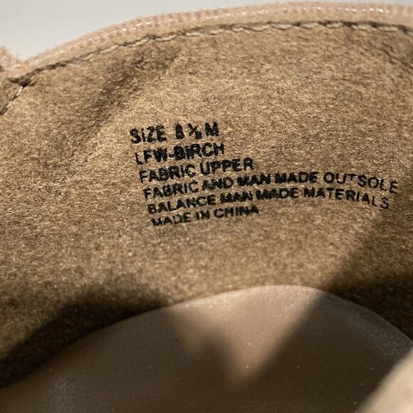 London Fog Tan Ankle Booties Size 8.5 - Picture 8 of 8